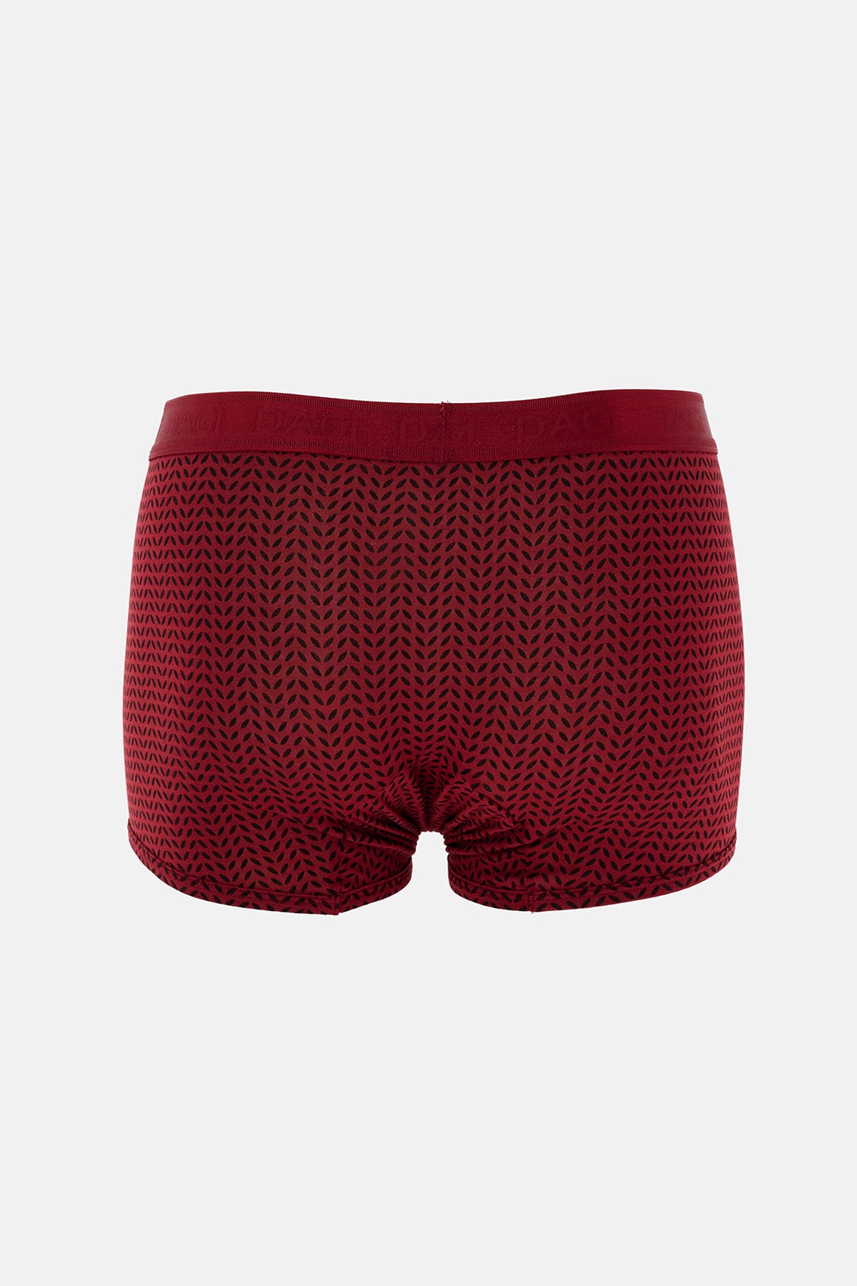 Kırmızı-Siyah 3'lu Desenli Micro Modal Boxer