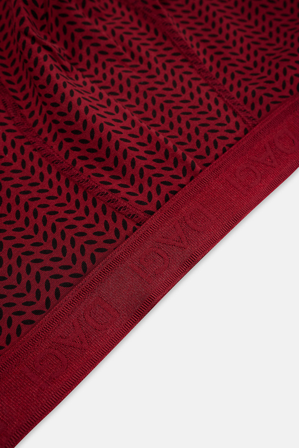 Kırmızı-Siyah 3'lu Desenli Micro Modal Boxer