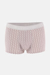 Gri-Kırmıxı 3'lu Desenli Micro Modal Boxer