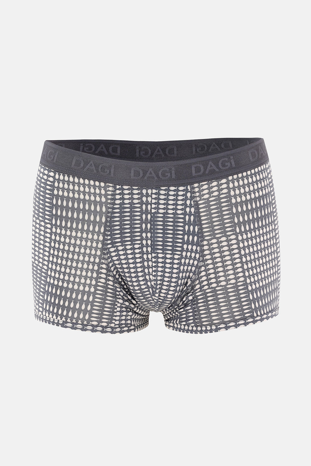 Gri Desenli Micro Modal Boxer