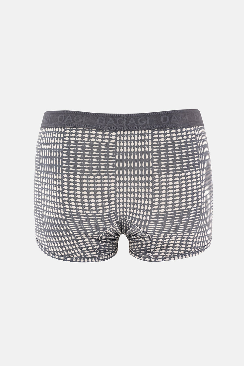 Gri Desenli Micro Modal Boxer