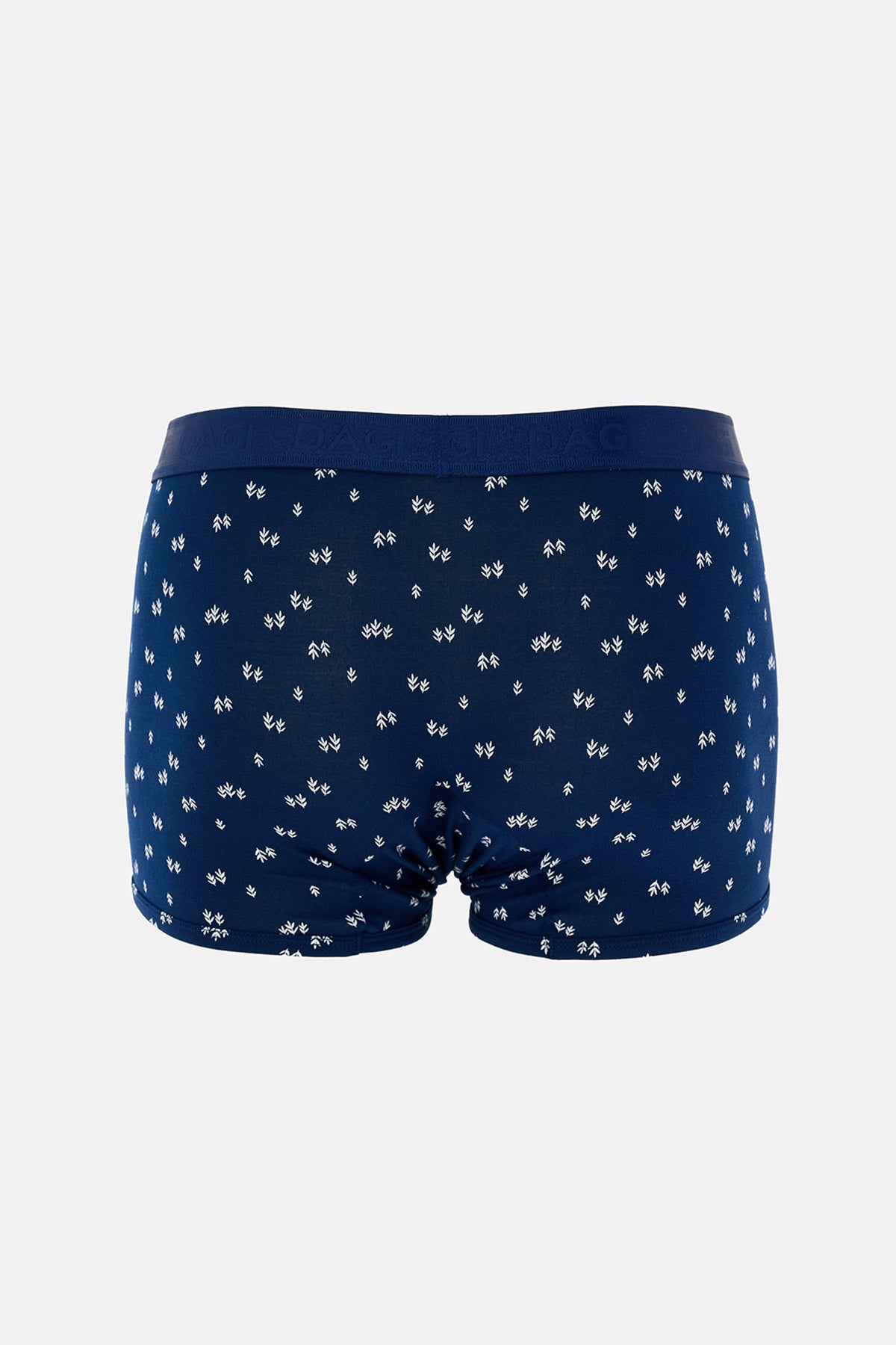 Lacivert Desenli Micro Modal Boxer