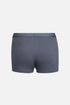 Mavi-Mor 3'lu Desenli Pamuk Boxer