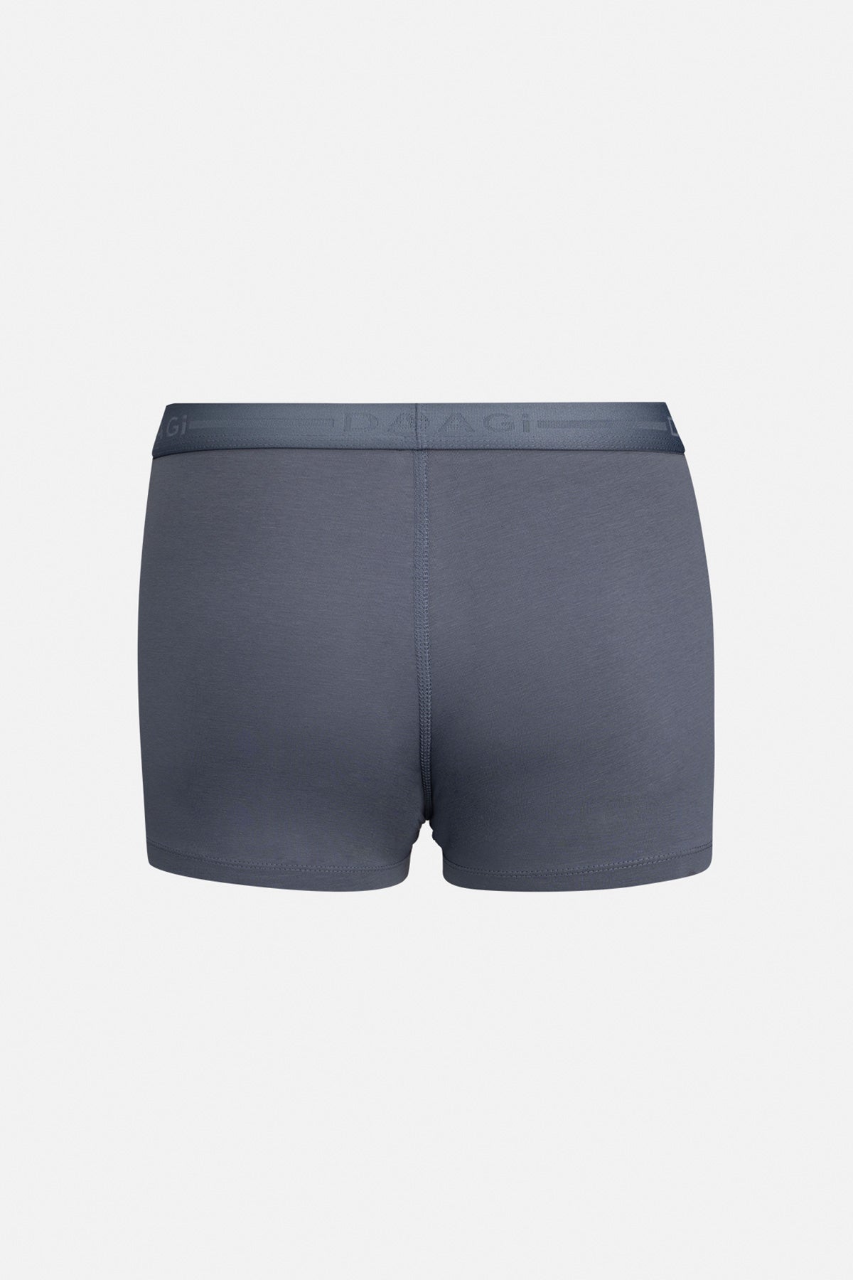 Mavi-Mor 3'lu Desenli Pamuk Boxer