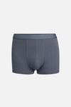 Mavi-Mor 3'lu Desenli Pamuk Boxer