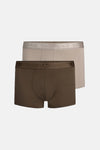GRİ-HAKİ Düz Micro Modal Boxer