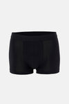 Siyah 2'li Desenli Pamuk Boxer