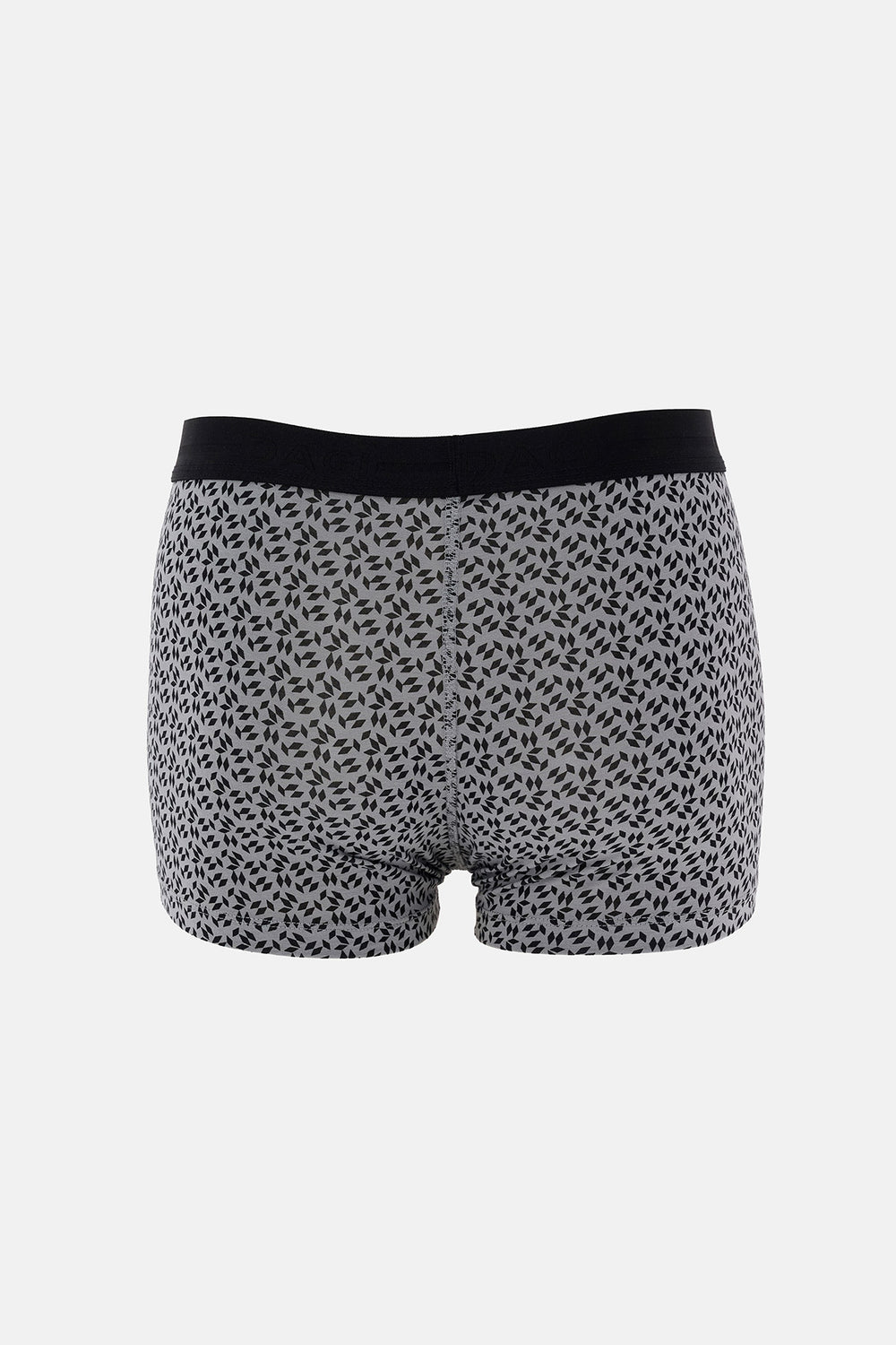 Siyah 2'li Desenli Pamuk Boxer