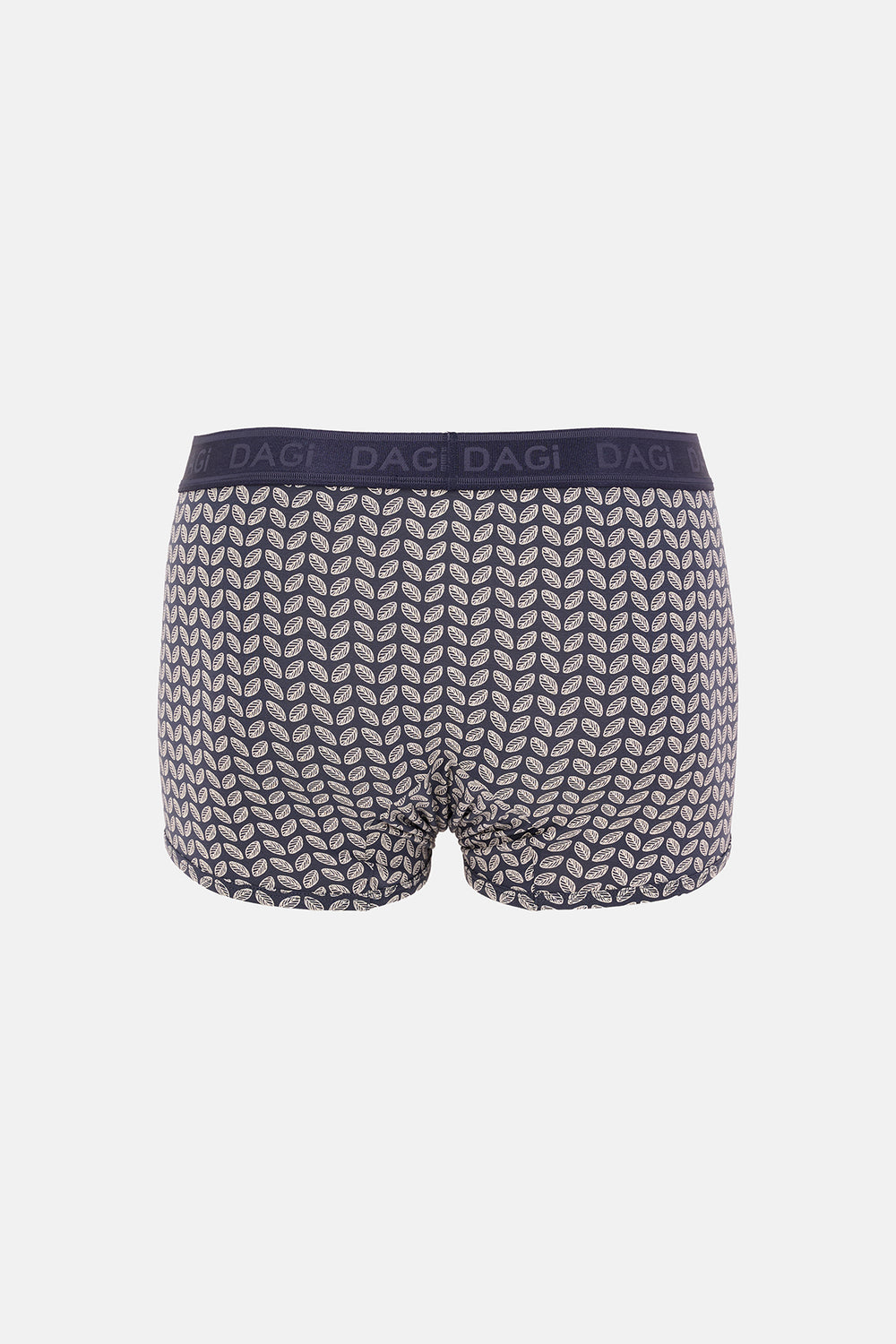 BUZ MAVİSİ-FÜME 3'lü Desenli Micro Modal Boxer