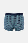 LACİVERT-SU YEŞİLİ 3'lü Desenli Micro Modal Boxer