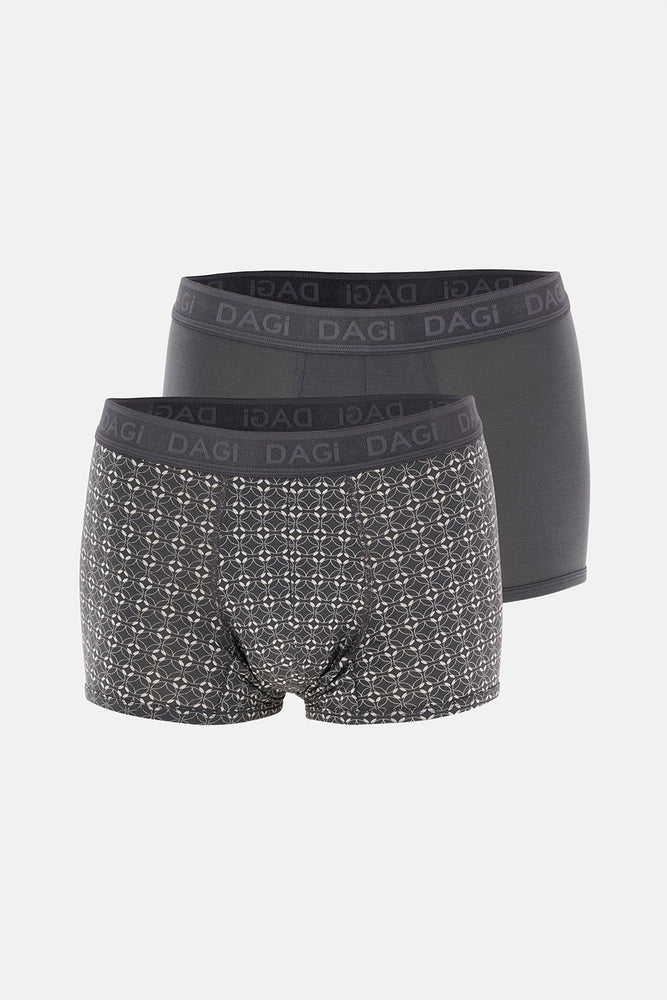 Antrasıt Desenli Micro Modal Boxer