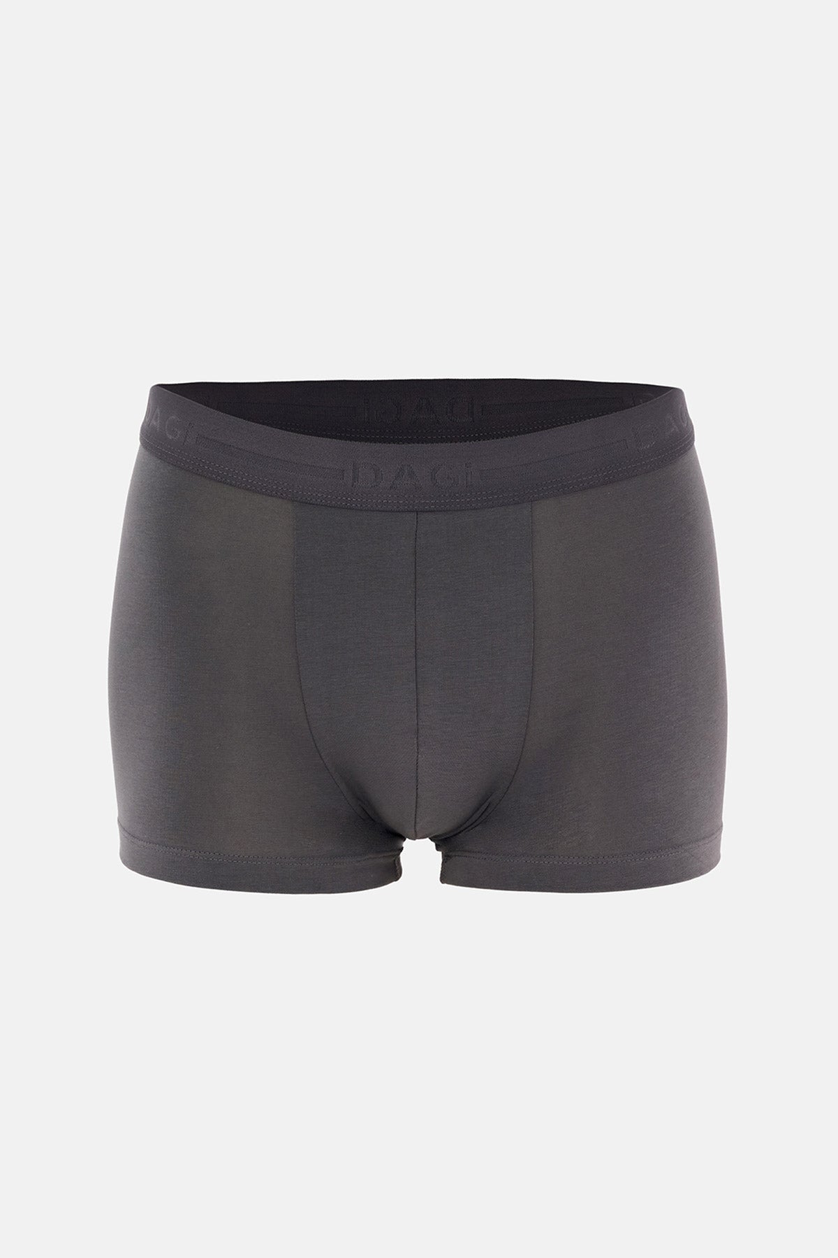 ANTRASİT-GRİ 3'lü Desenli Pamuk Boxer