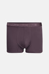 Mavi-Mor 3'lü Desenli Micro Modal Boxer