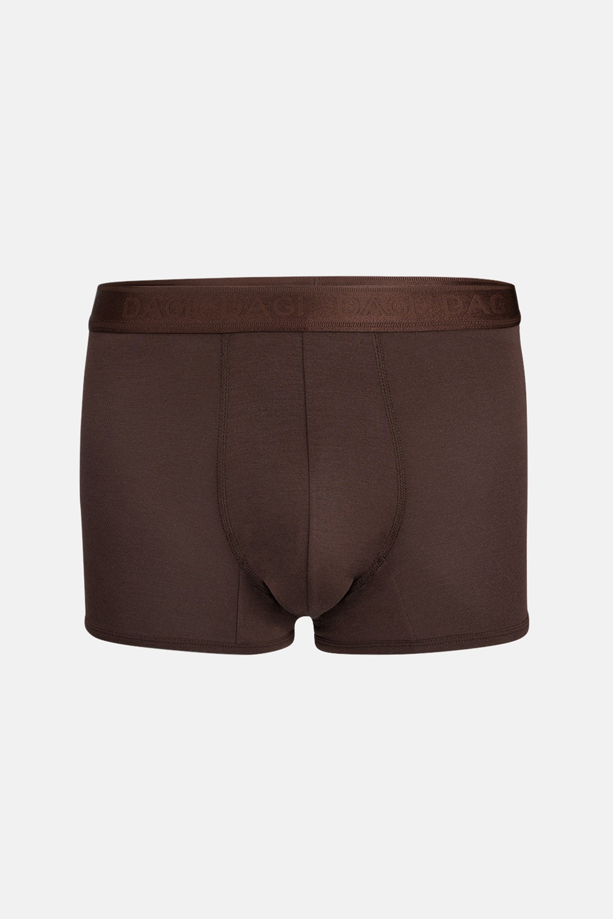 GRİ-KAHVE Desenli Micro Modal Boxer