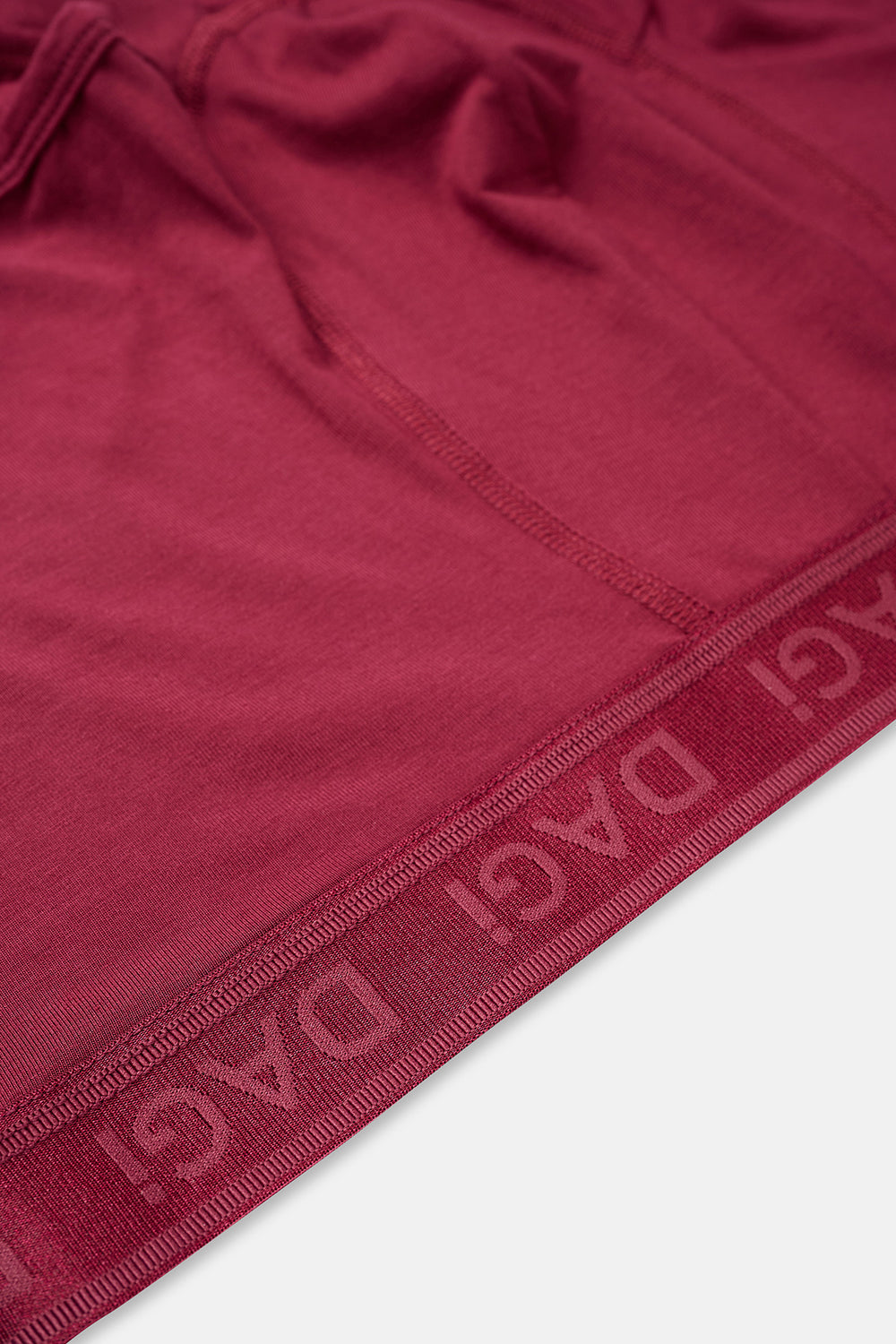 Bordo Düz Micro Modal Boxer