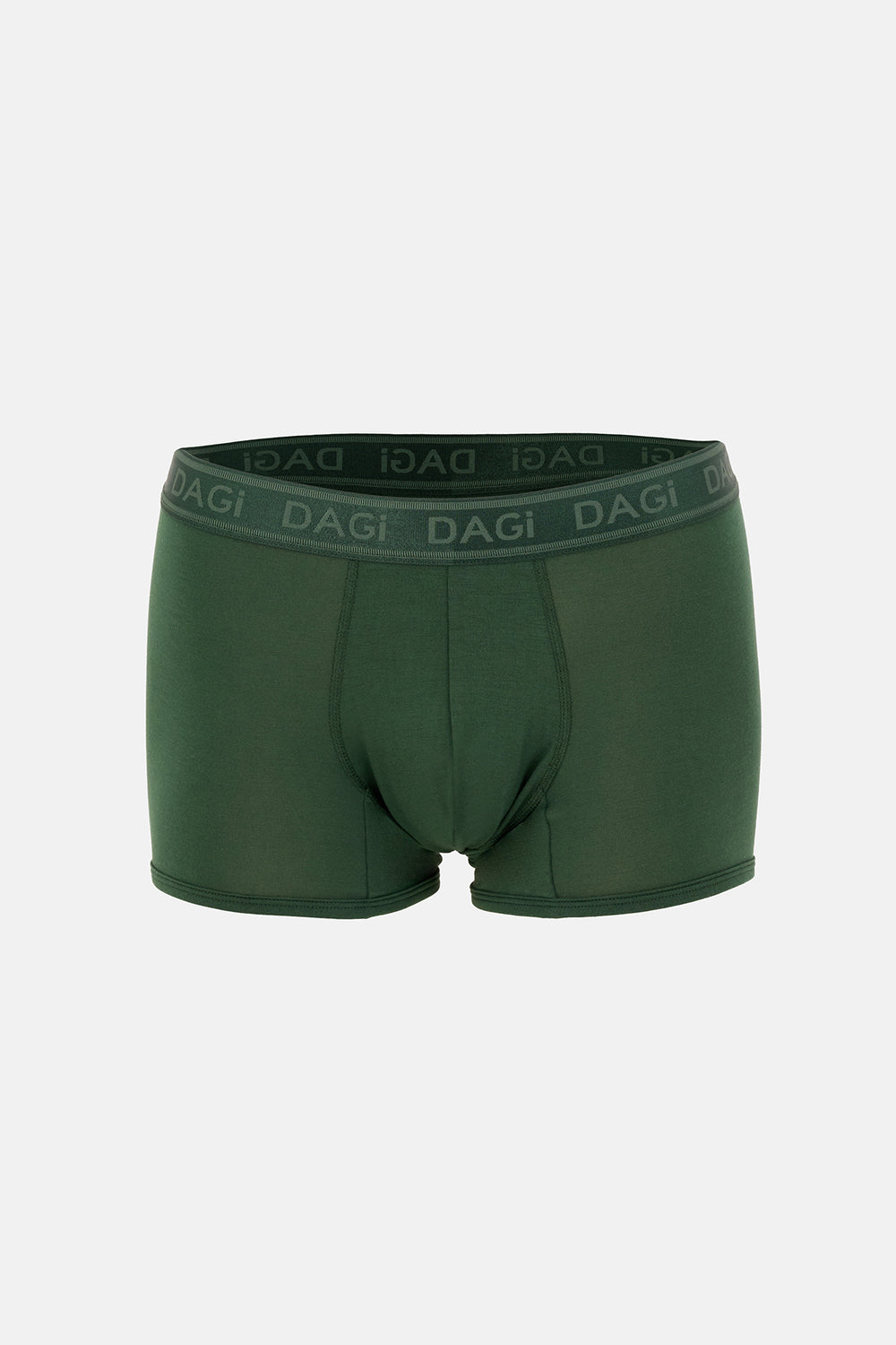 KOYU YEŞİL-YEŞİL 3'lü Düz Micro Modal Boxer