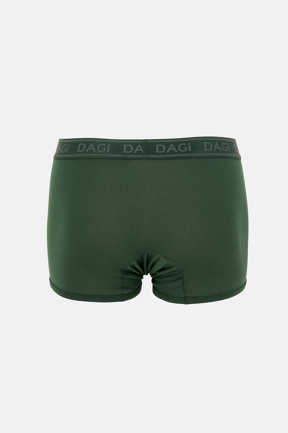 KOYU YEŞİL-YEŞİL 3'lü Düz Micro Modal Boxer