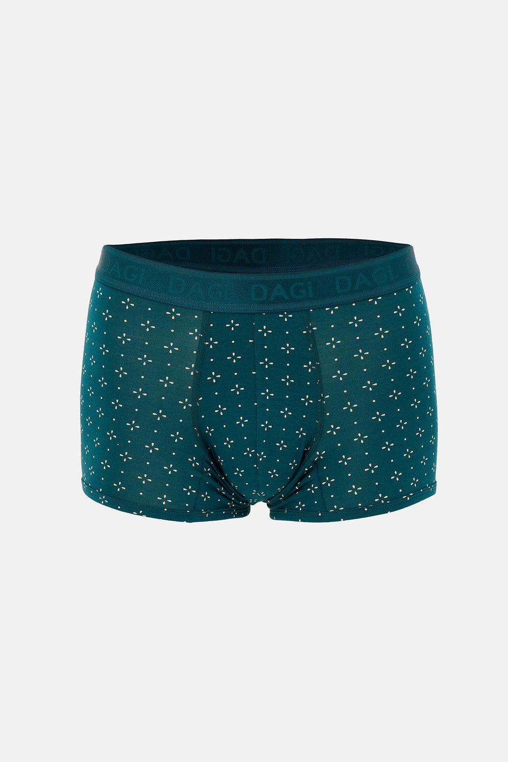 Petrol Yeşili Desenli Micro Modal Boxer