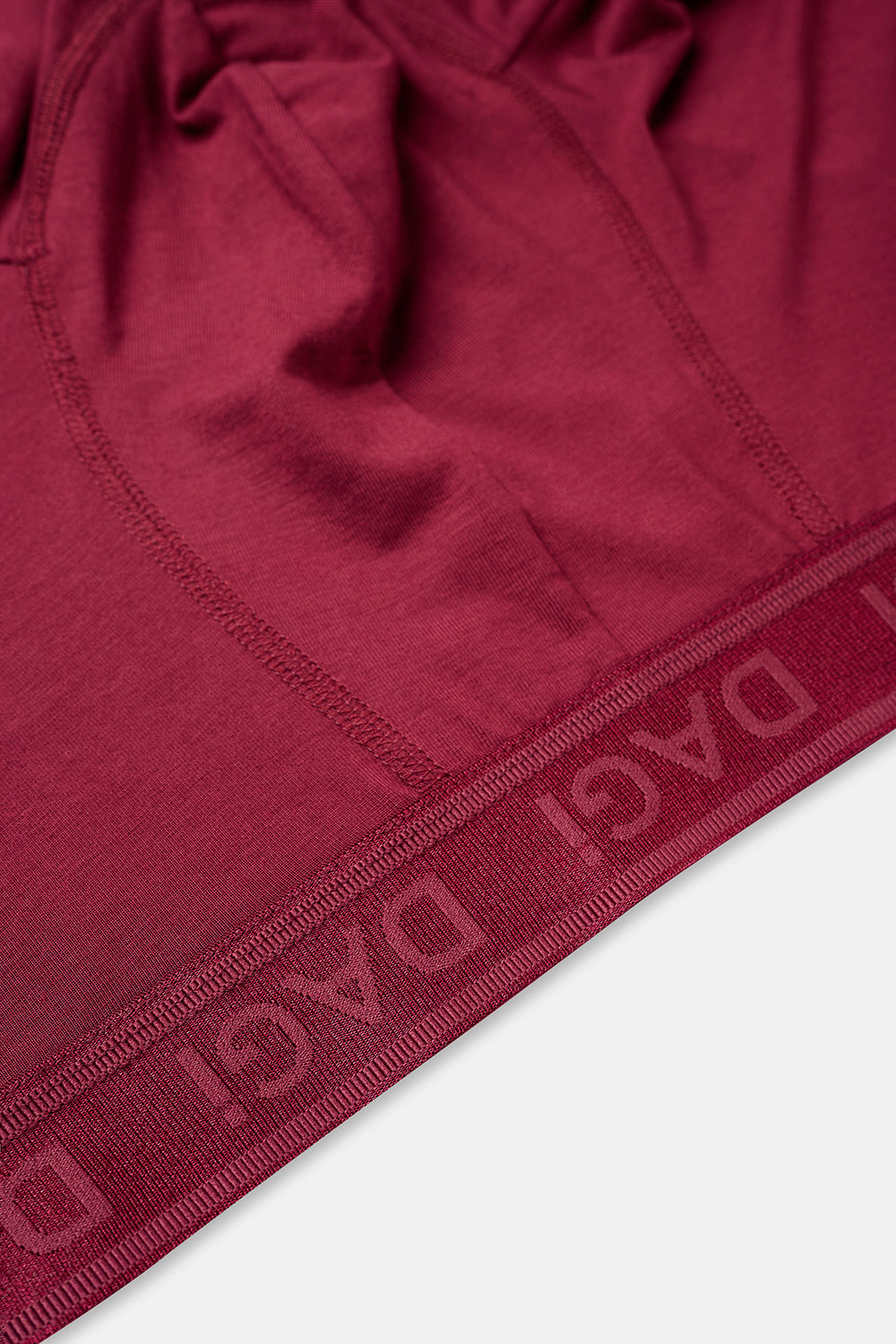 Bordo-Siyah 3'lü Desenli Micro Modal Boxer