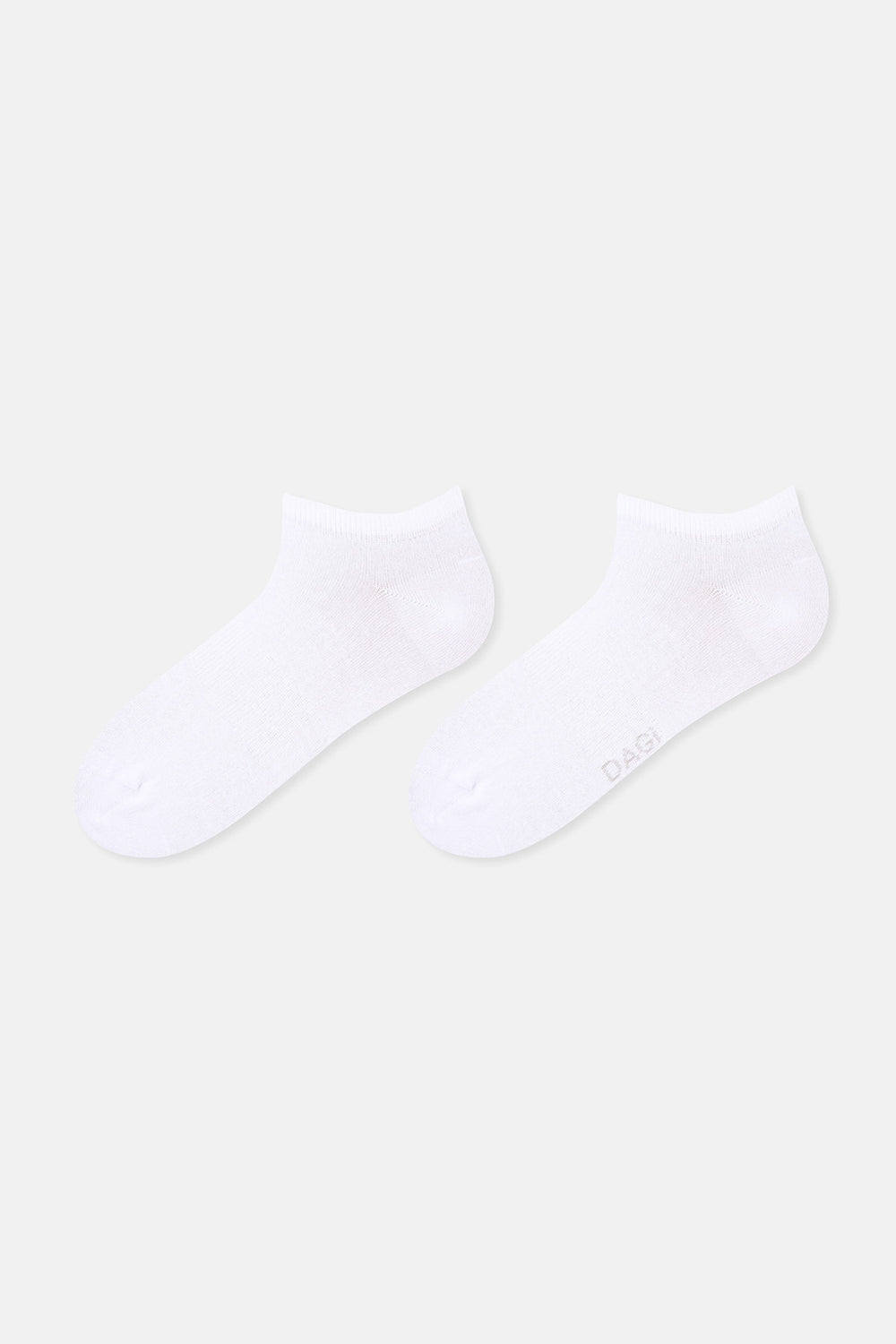 Beyaz-Yeşil Erkek 2'li Basic Kısa Spor Çorabı