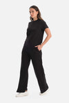 Antrasit Melanj Soft Touch Basic Pantolon