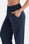 Lacivert Cepli Basic Modal Pantolon