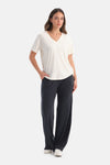 Siyah Cepli Basic Modal Pantolon