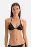 Siyah Üçgen Küçük Bikini Üst