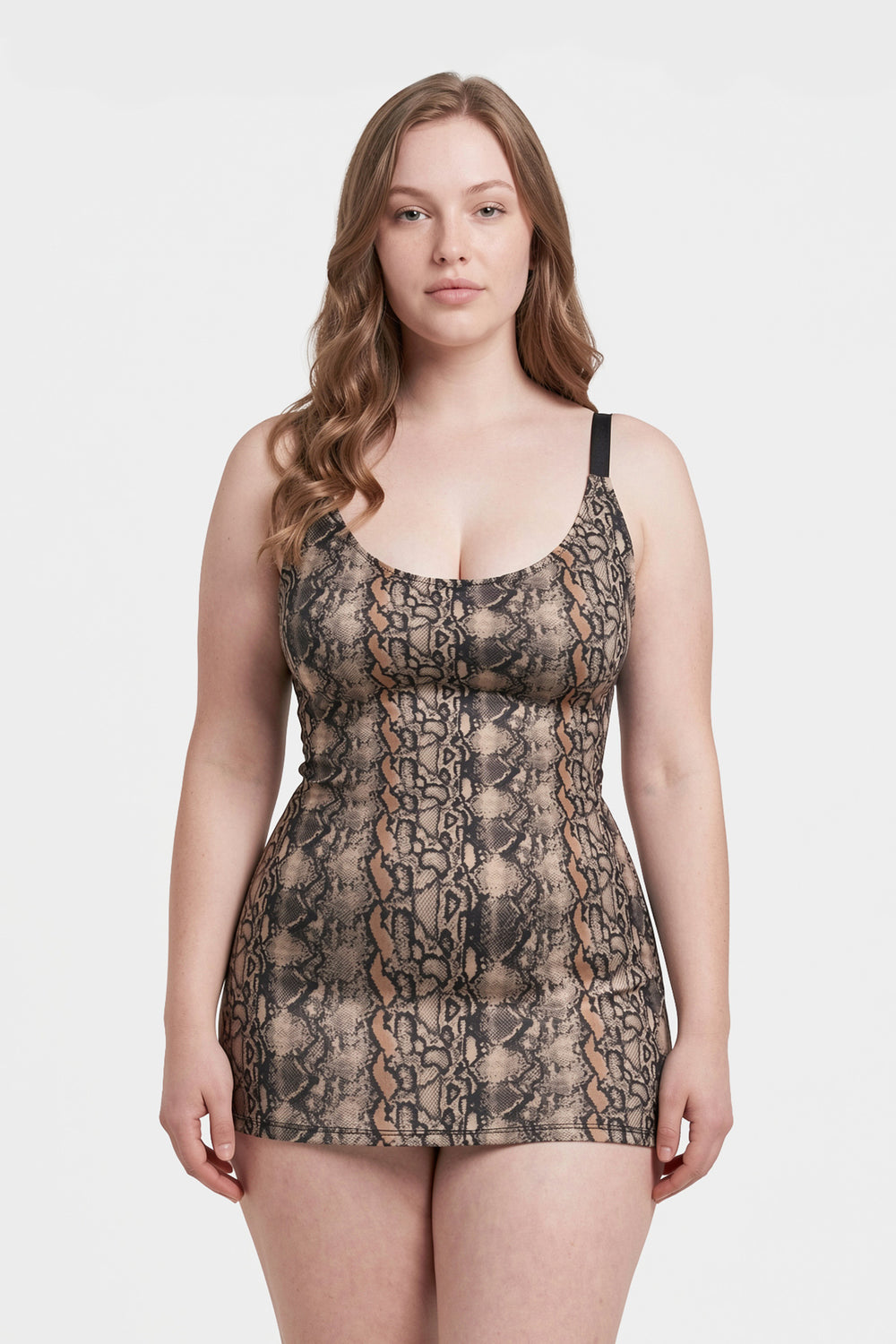 Multicolor Toparlaycı Tankini Üst