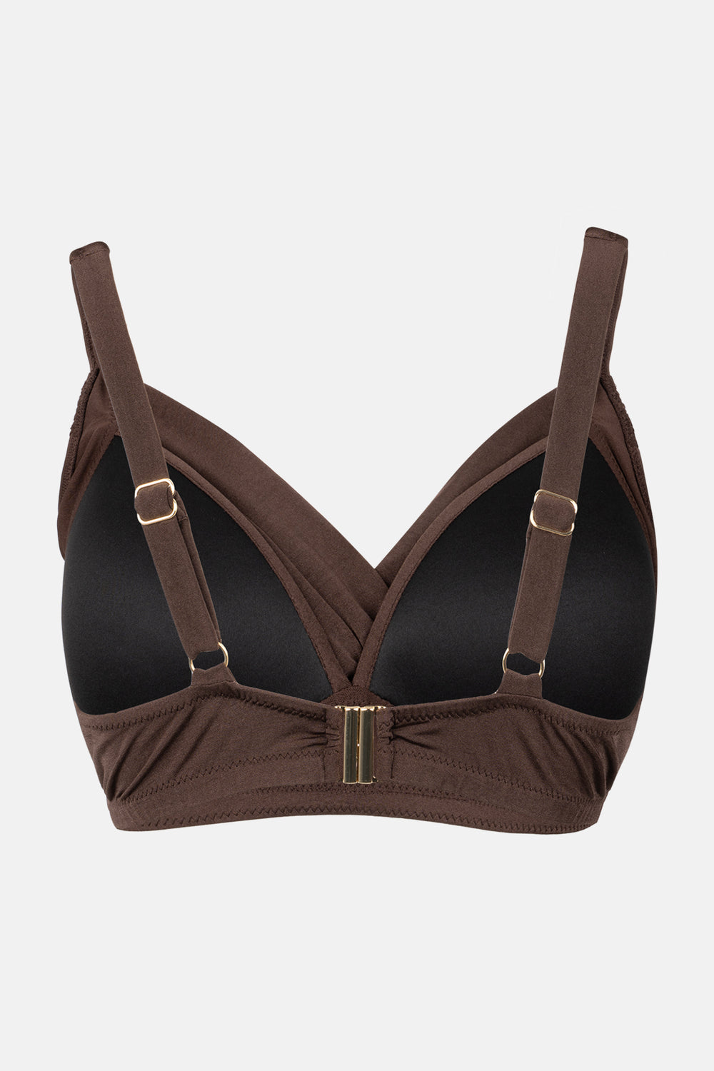 Kahverengi Korseli Toparlayıcı Bikini Üst