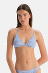 Multicolor Üçgen Bikini Üst