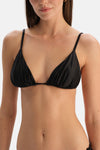 Siyah Üçgen Küçük Bikini Üst