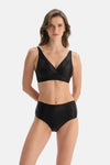 Siyah Toparlayıcı Bikini Üst