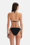 Siyah Spagetti Bikini Alt