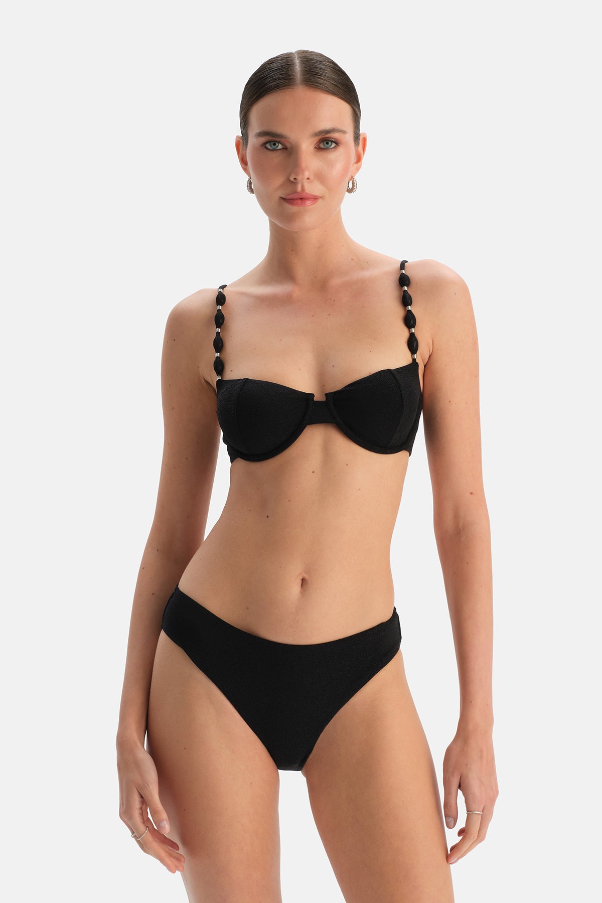 Siyah Normal Bel Bikini Alt