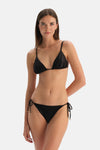 Siyah Düşük Bel Bikini Alt