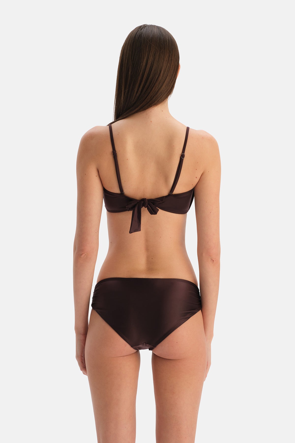 Kahverengi Orta Bel Bikini Alt