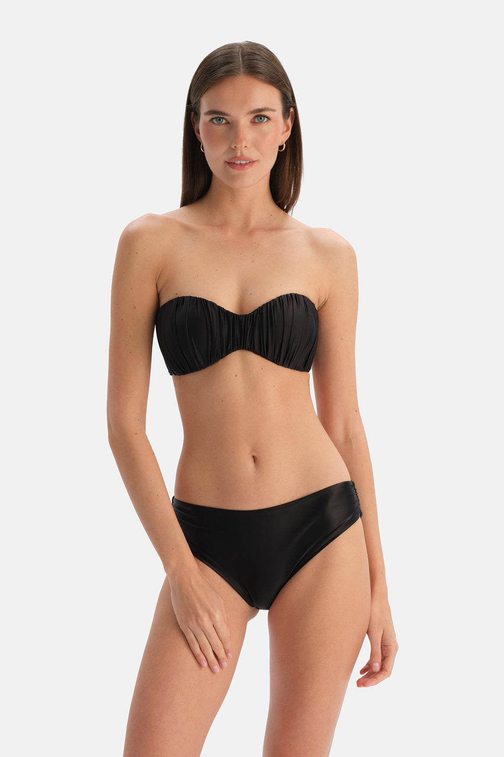 Siyah Orta Bel Bikini Alt