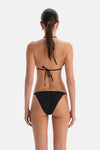 Siyah Spagetti Bikini Alt