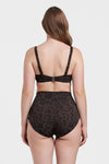 Multicolor Yüksek Bel Bikini Alt