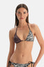 Multicolor Üçgen Küçük Bikini Üst