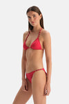 Kırmızı Düşük Bel Bikini Alt