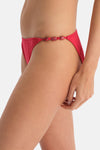 Kırmızı Düşük Bel Bikini Alt