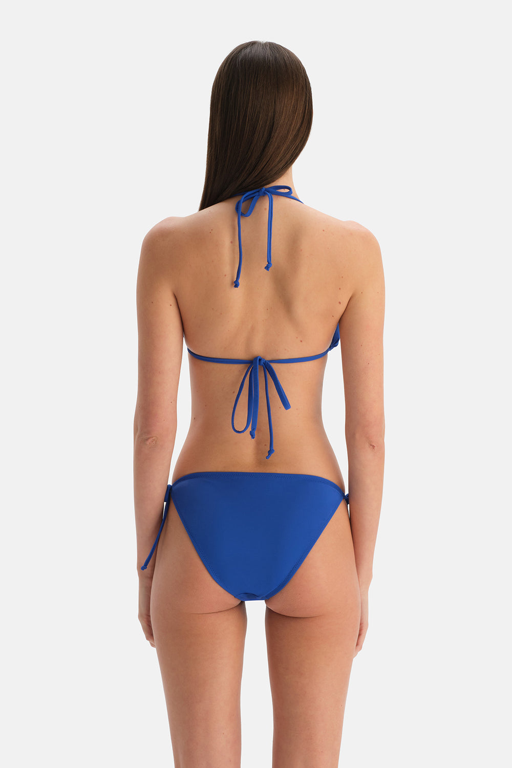 Sax Mavisi Üçgen Bikini Üst