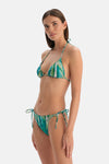 Multicolor Üçgen Bikini Üst