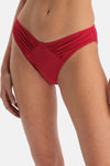 Kırmızı Düşük Bel Bikini Alt