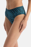 Multicolor Yüksek Bel Bikini Alt