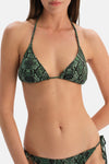Multicolor Üçgen Küçük Bikini Üst