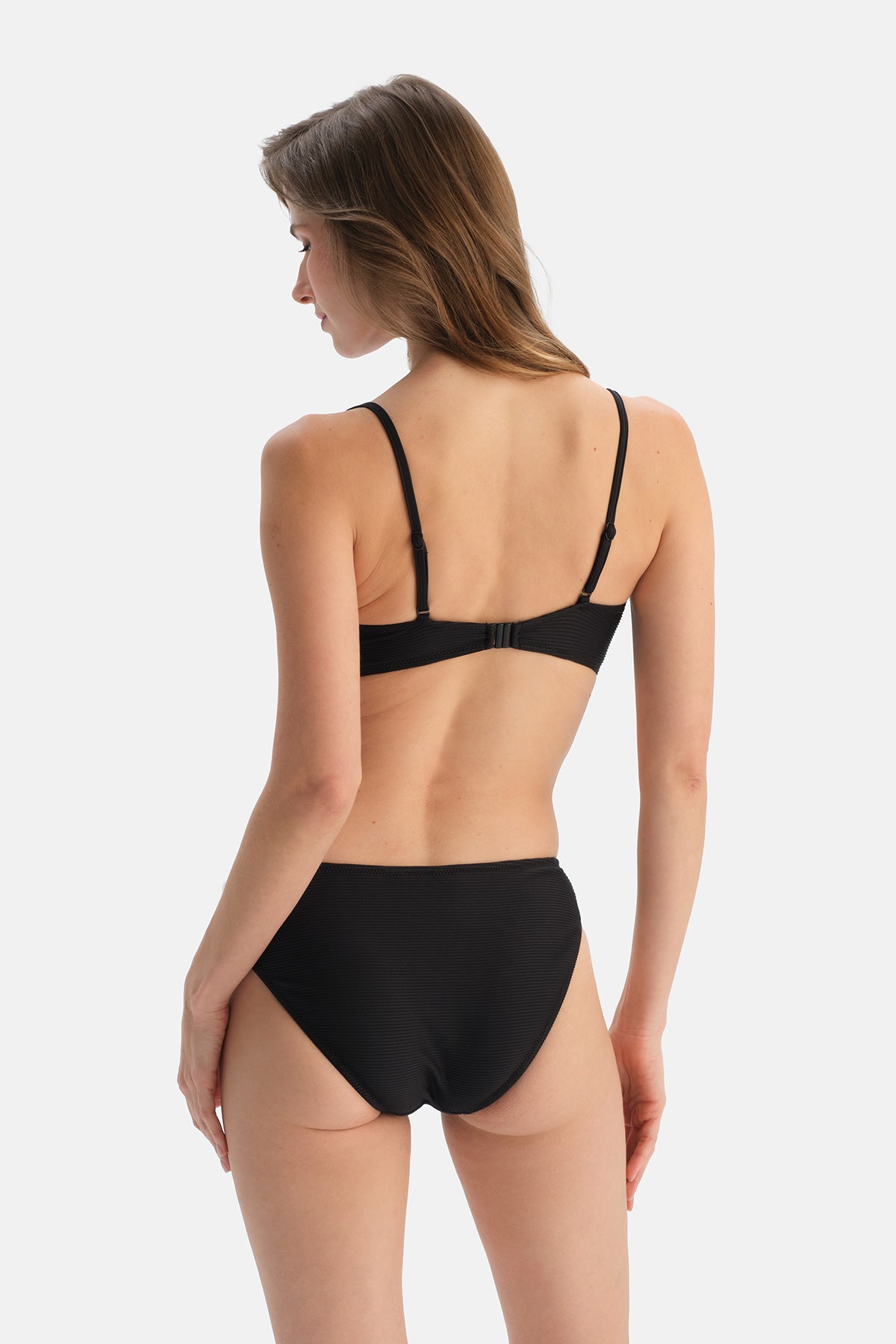 Siyah Straplez Bikini Üst