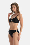 Siyah Straplez Bikini Üst